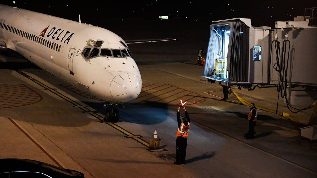 night flight into GSP