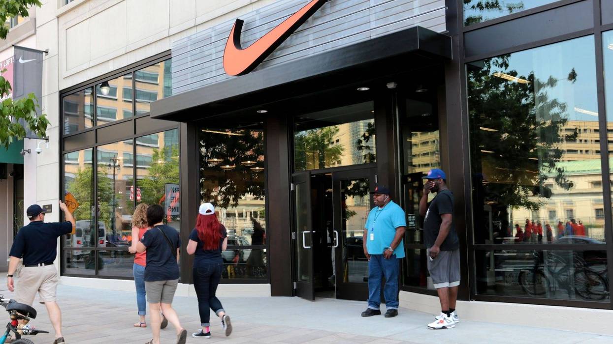Nike store in downtown Detroit