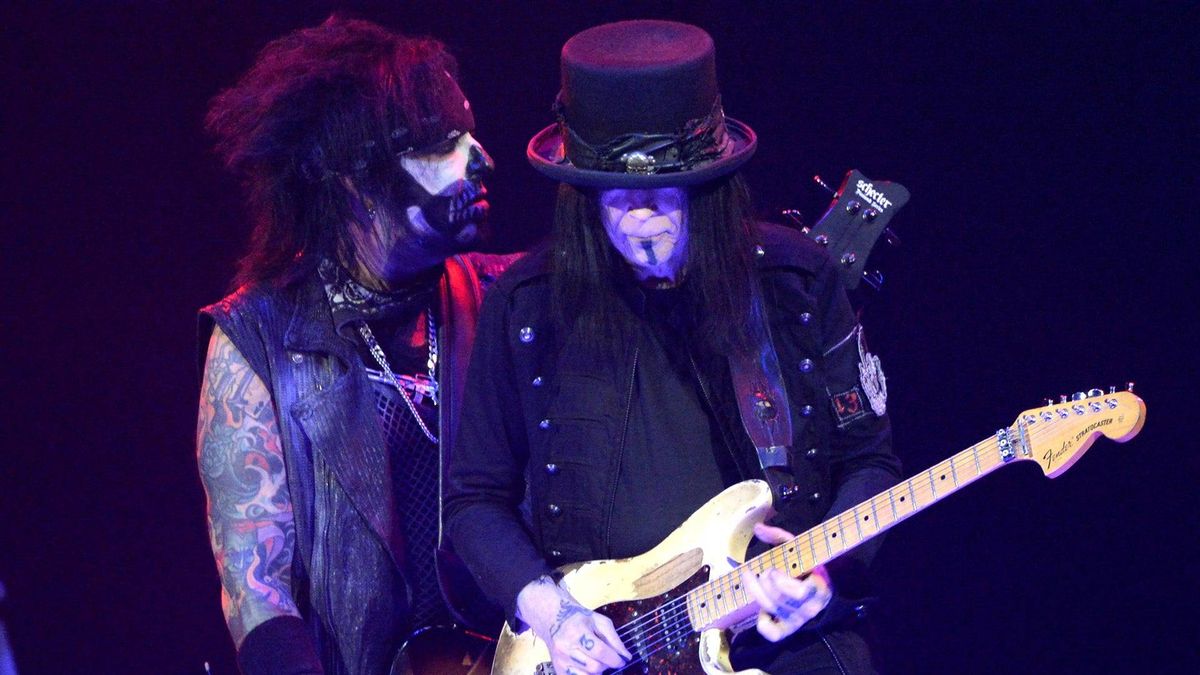 Nikki Sixx and Mick Mars
