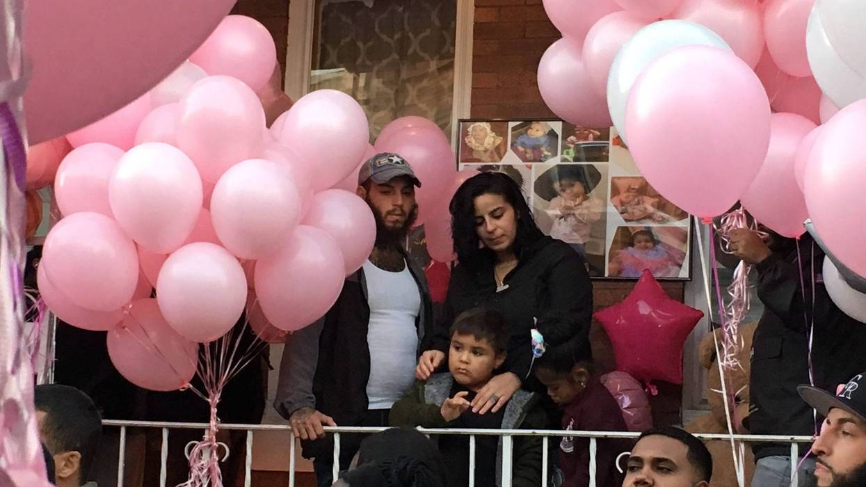 Nikolette Rivera's family mourns with friends and neighbors.