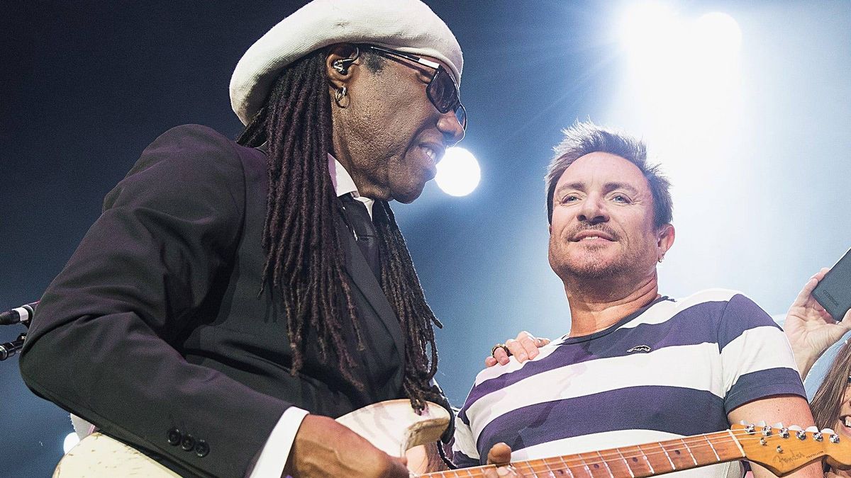 Nile Rodgers of CHIC and Simon Le Bon of Duran Duran