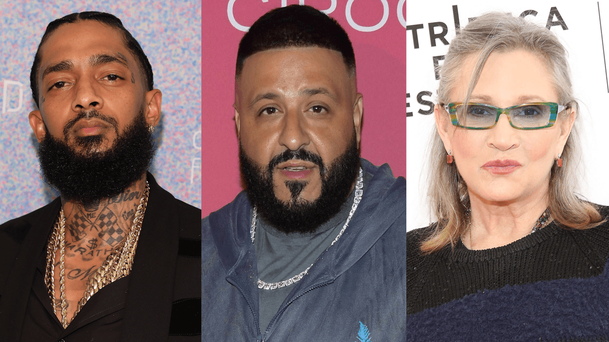 Nipsey Hussle, Carrie Fisher, DJ Khaled
