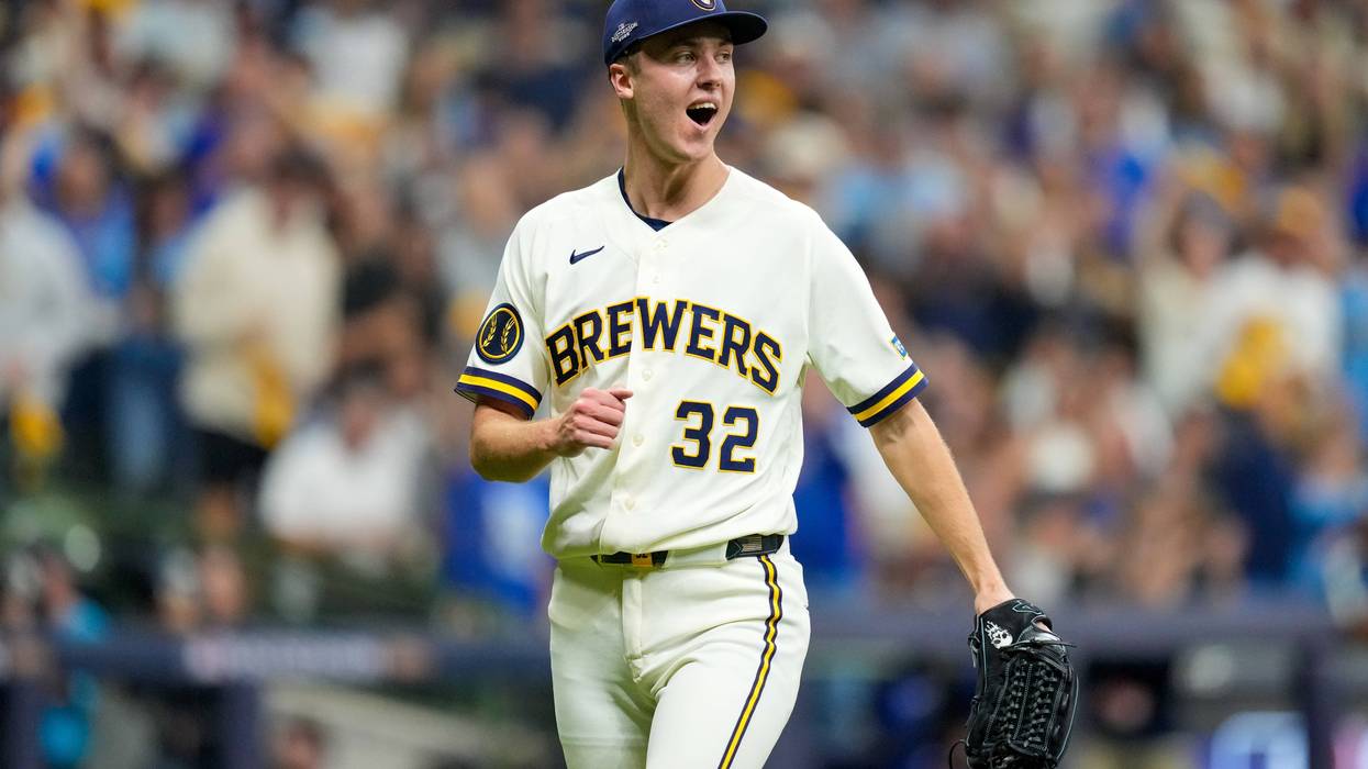 NLCS Dodgers Brewers Baseball 53