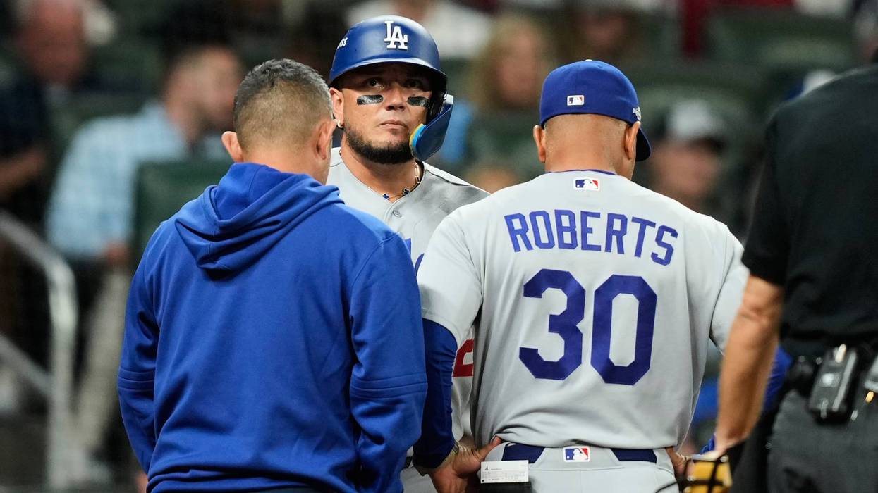 NLDS Dodgers Braves Baseball 3
