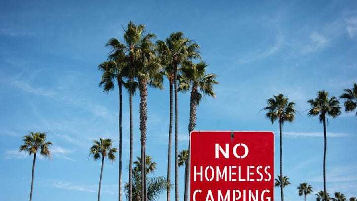 no homeless camping