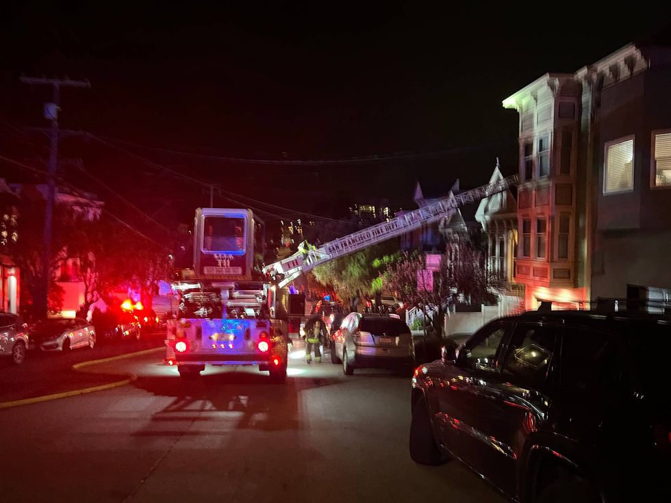 No one else was injured in the fire.