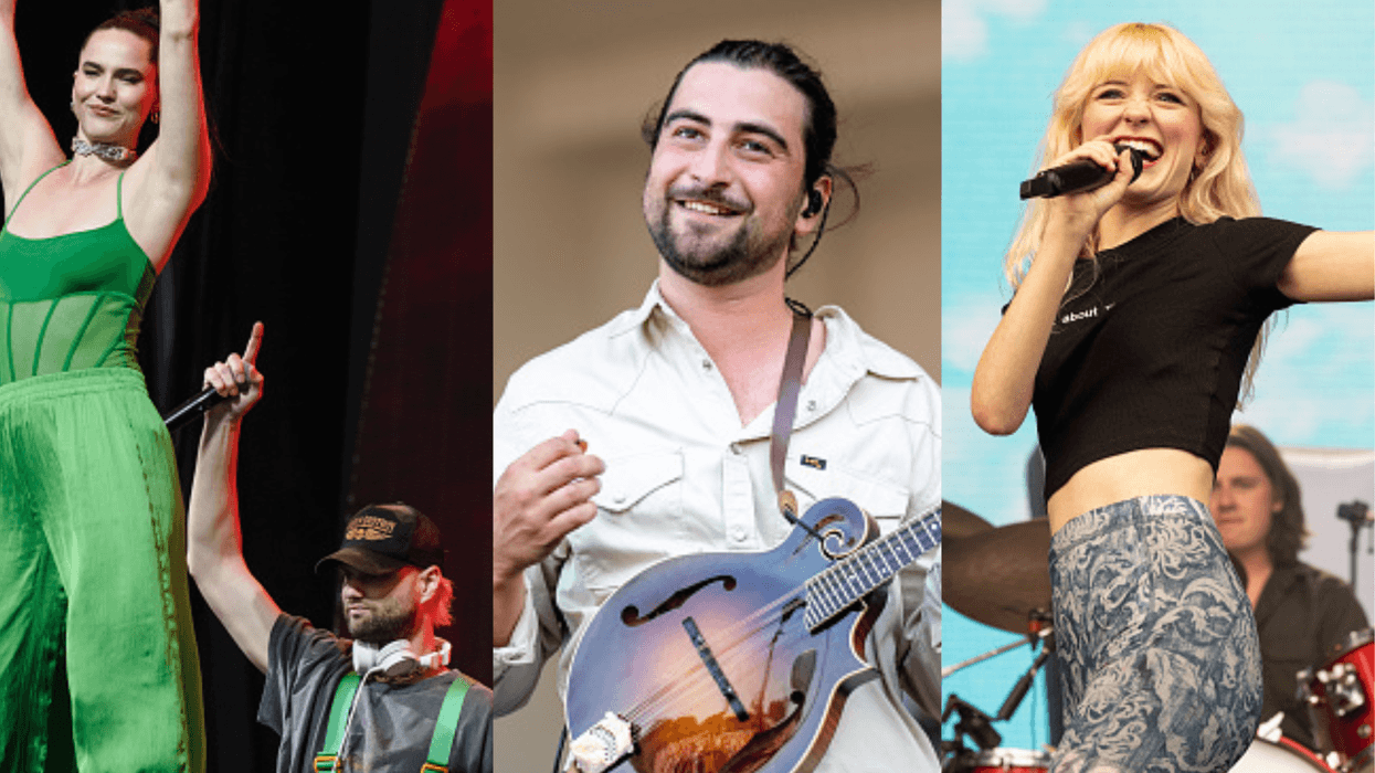 Noah Kahn, Maisie Peters and Sofi Tukker