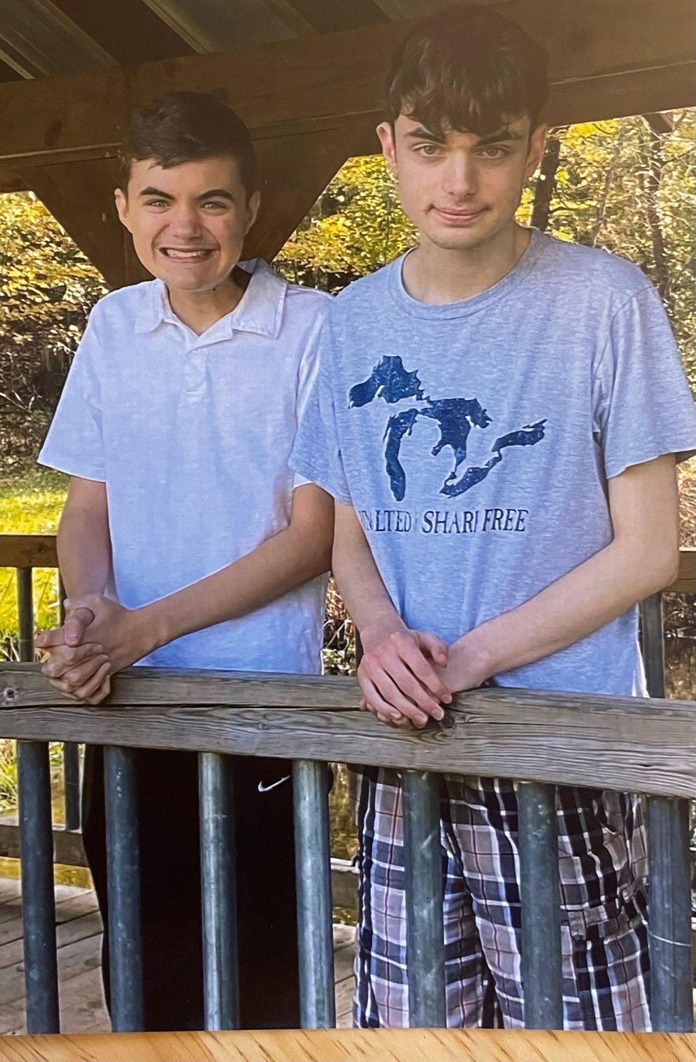 Noah, left, and Brandon Cirigliano