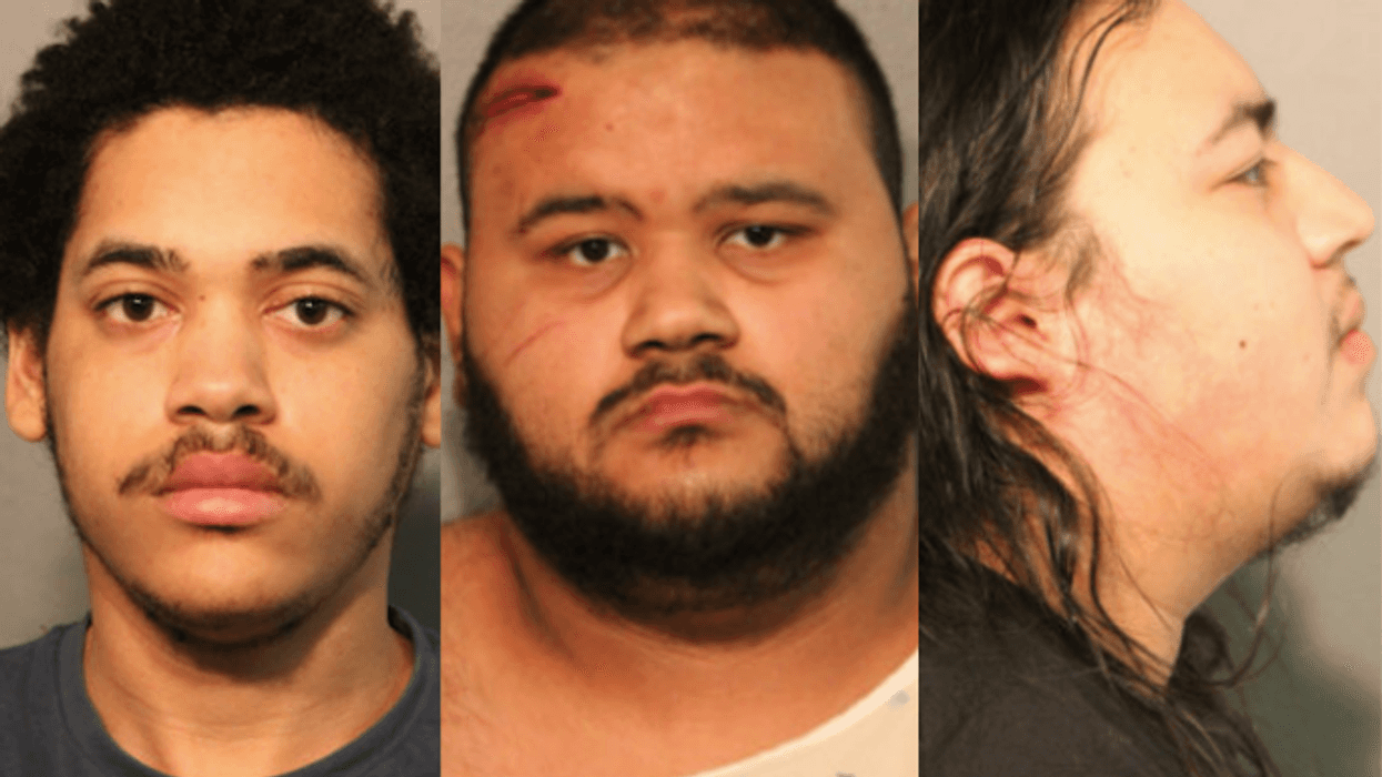 Noel Centeno, left; Edgardo Perez, center; Jesse Sanchez, right
