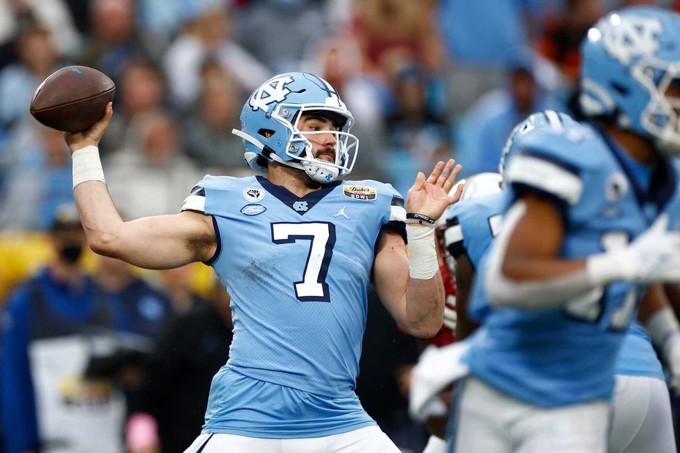 North Carolina quarterback Sam Howell