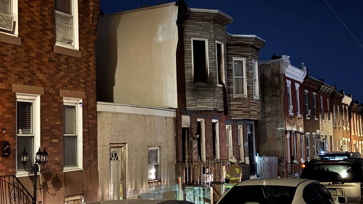 North Philadelphia fire scene
