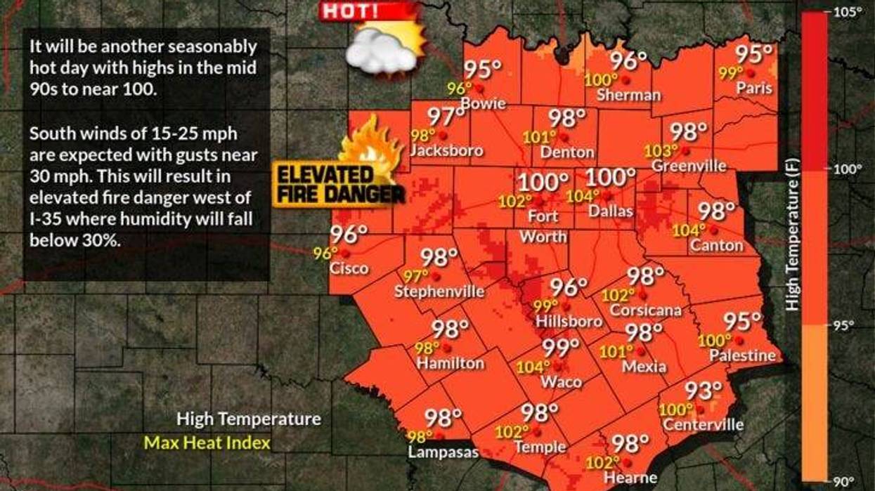 North Texas forecast for Tuesday, June 14, 2022.