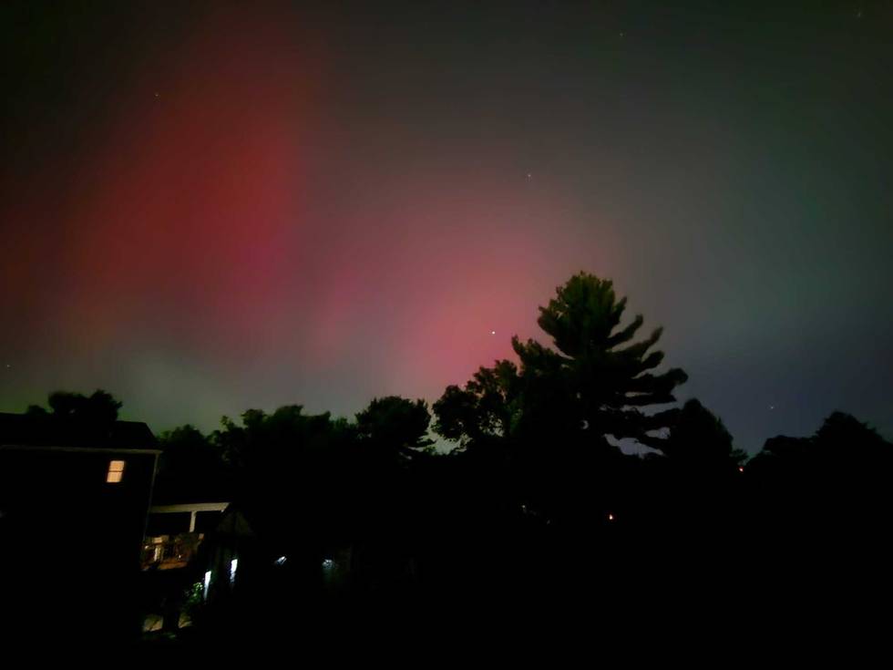 Northern Lights in Kennedy Township