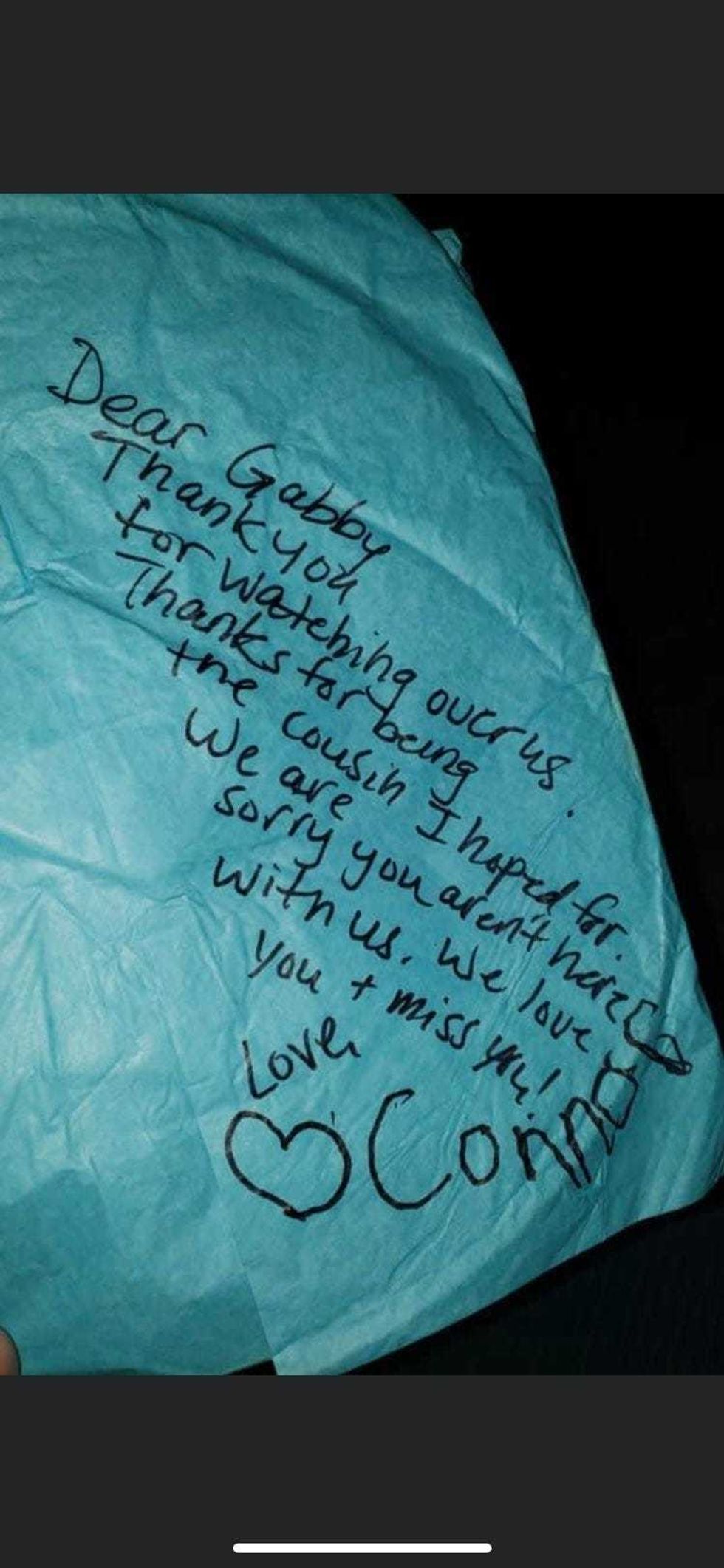 Note from Gabby Petito