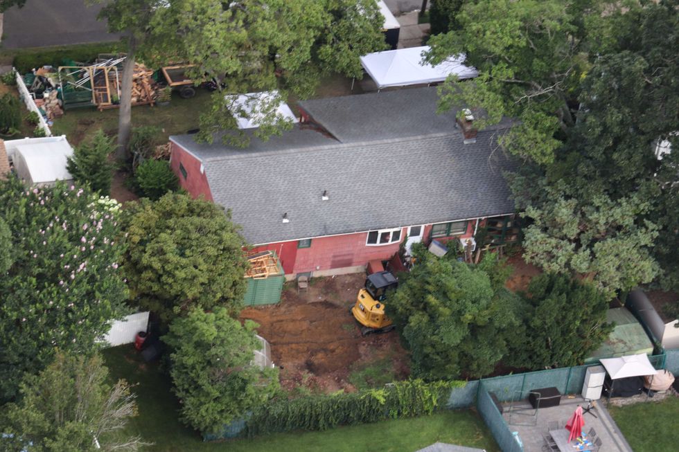 "Nothing of note was taken from the backyard as far as remains," Suffolk County District Attorney Ray Tierney said Tuesday