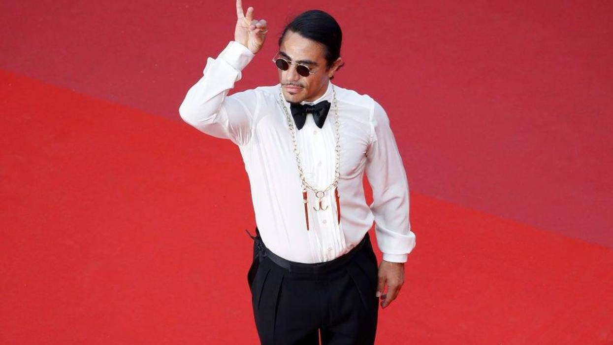 Nusret Gökçe aka Salt Bae attends the screening of "The Traitor" during the 72nd annual Cannes Film Festival on May 23, 2019 in Cannes, France.