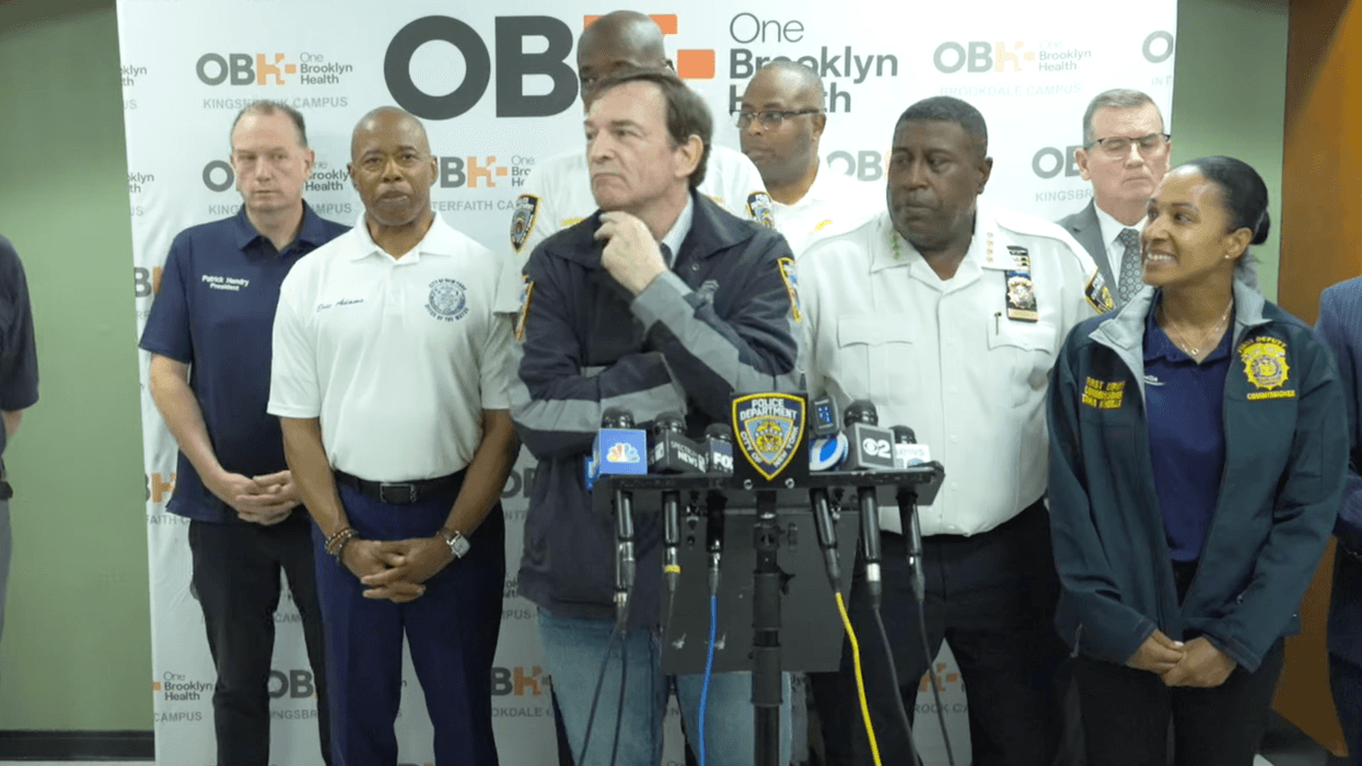 NYPD Interim Commissioner Tom Donlon's first news conference as commissioner on Sept. 15, 2024.