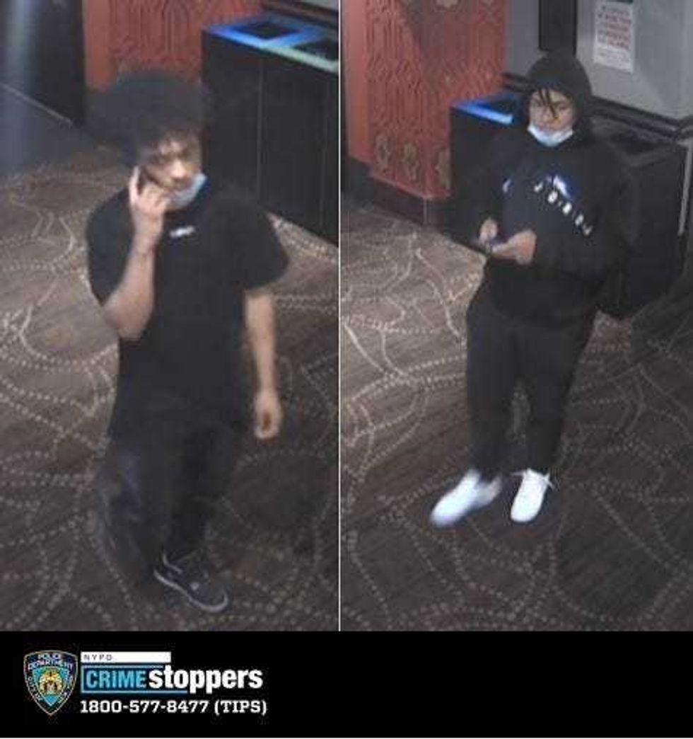 NYPD released surviellance footage of the two suspects wanted for stealing an 82-year-old woman