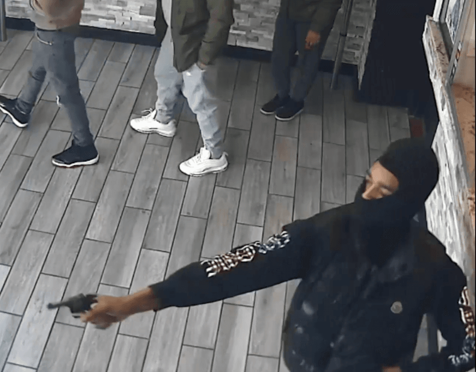 NYPD seek armed men seen firing gun outside Bronx restaurant