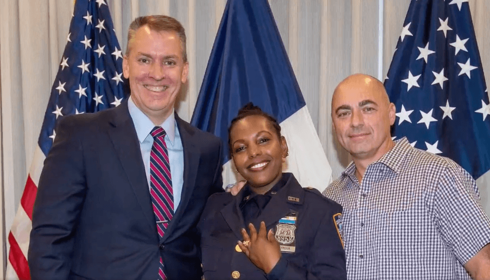 NYPD Shea surprise proposal