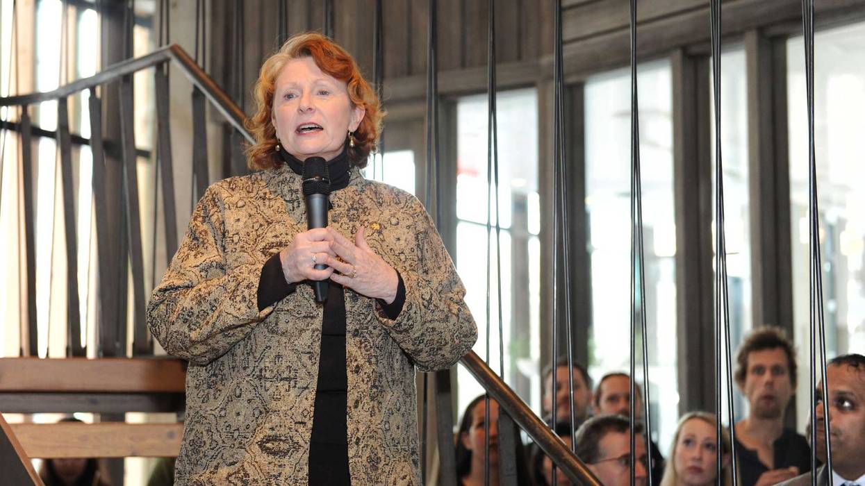 o Anne Simon attends 1 Hotels celebration of the opening of newest property, 1 Hotel Brooklyn Bridge