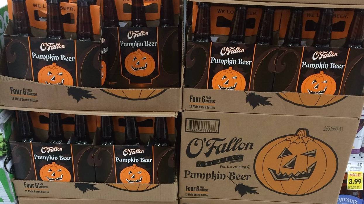 O'Fallon Pumpkin Beer on sale at Schnucks on October 24, 2015.