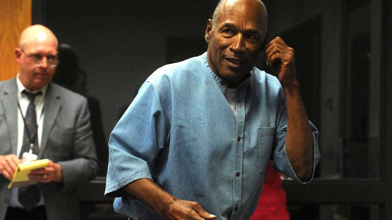 O.J. Simpson attends a parole hearing at Lovelock Correctional Center July 20, 2017 in Lovelock, Nevada. Simpson is serving a nine to 33 year prison term for a 2007 armed robbery and kidnapping conviction.