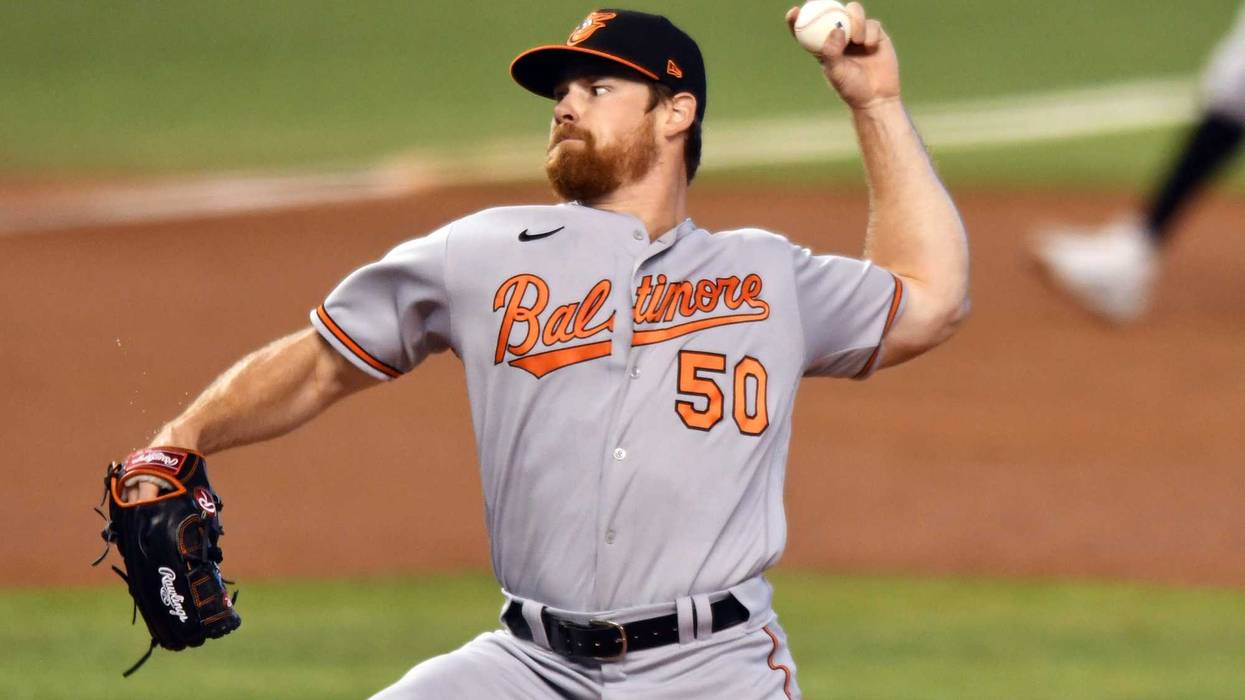 O's pitcher Bruce Zimmermann