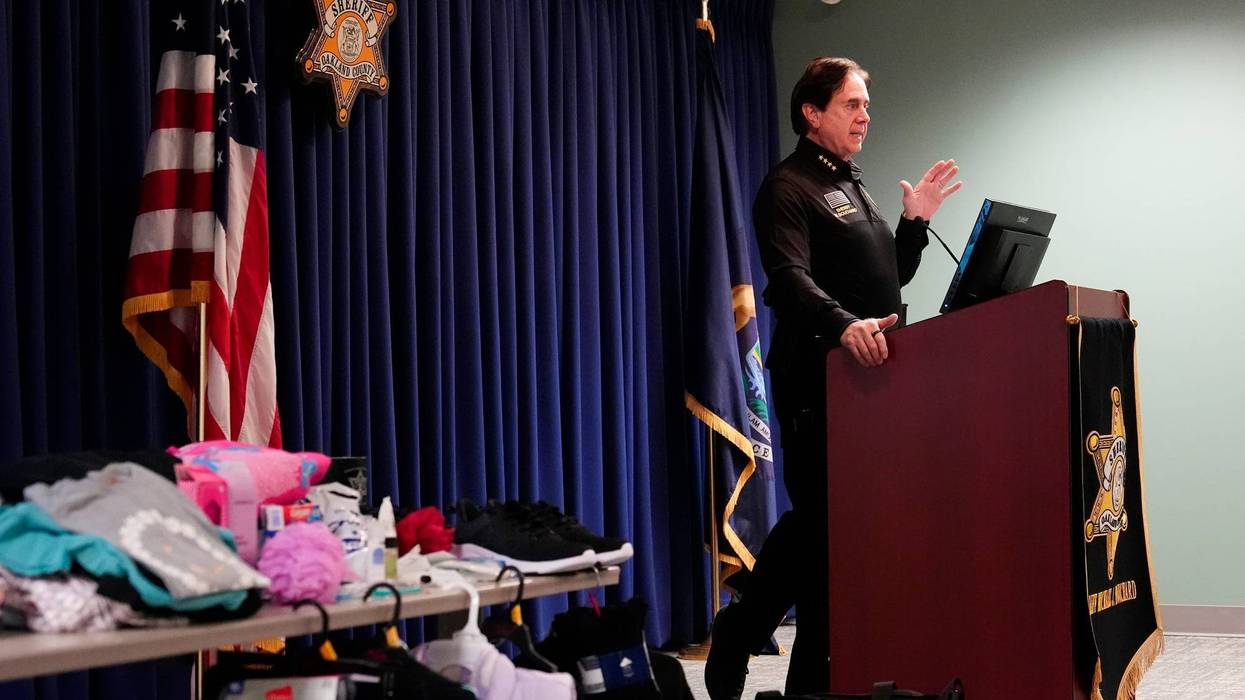 Oakland County Sheriff Mike Bouchard talks about donations