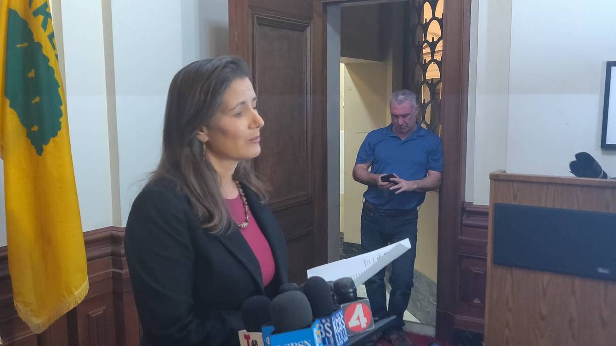 Oakland Mayor Libby Schaaf at Firing of Police Chief Anne Kirkpatrick