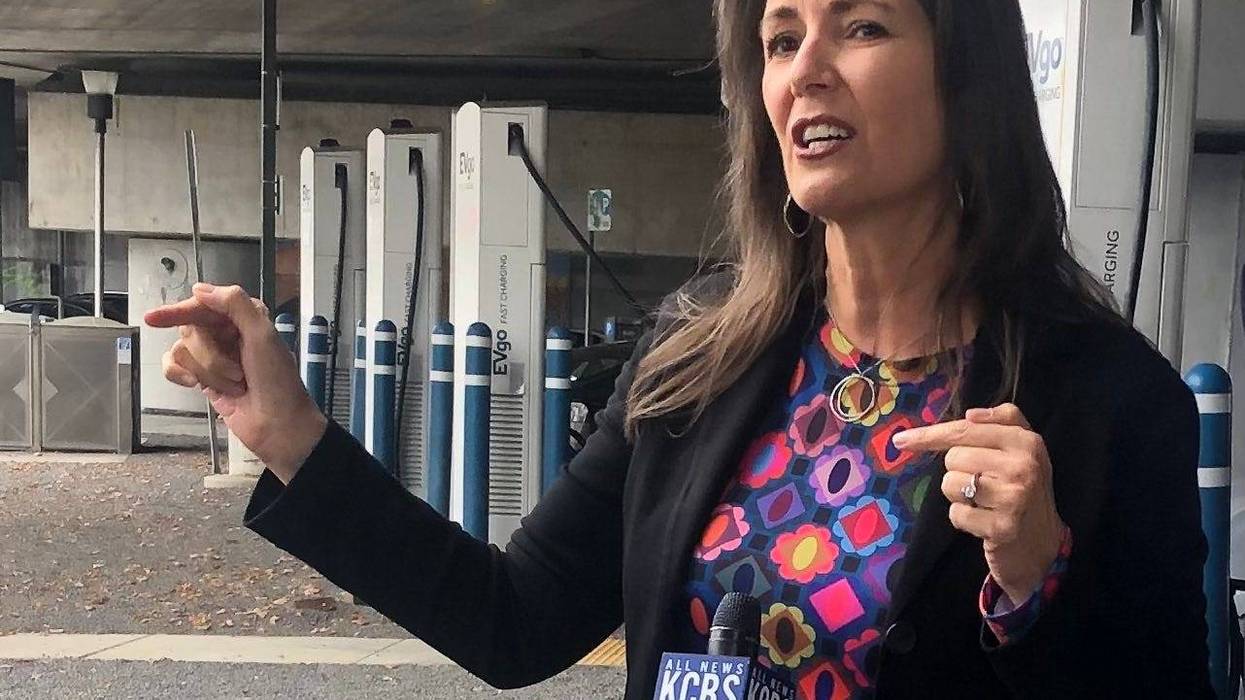 Oakland Mayor Libby Schaaf speaking on Wednesday.