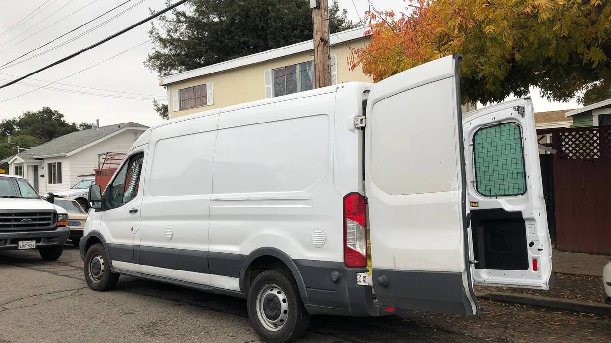 Oakland police announced Dec. 9, 2019 that they'd found a stolen van carrying 27 dogs.