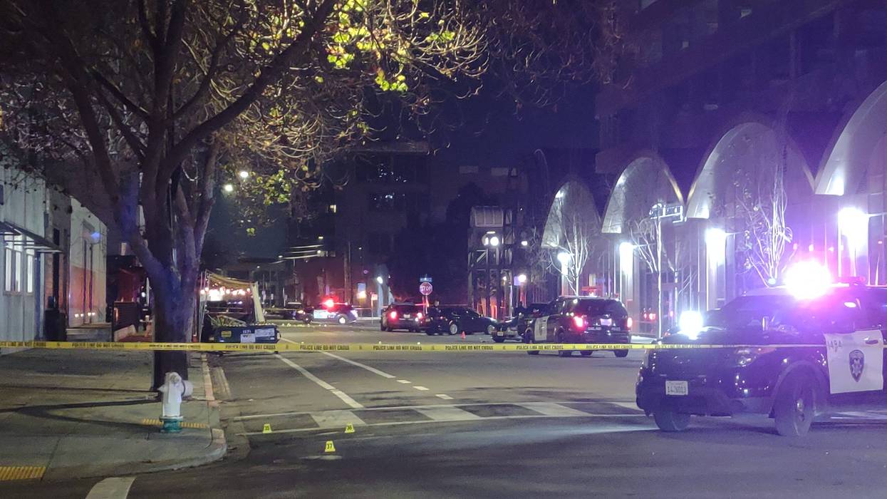 Oakland police investigate fatal shooting outside the Jack London Amtrak station on December 31st, 2024.