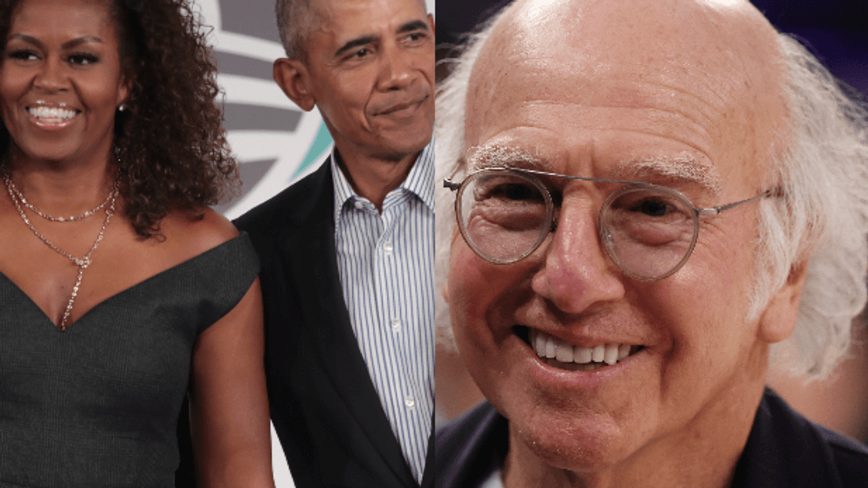 Obamas and larry david