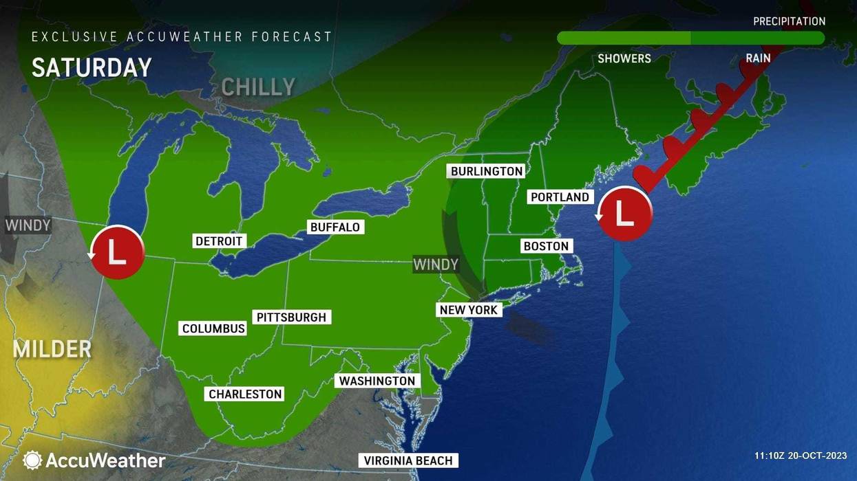 Occasional rain is going to fall in New York City this weekend, making it the seventh straight week in a row with rain.