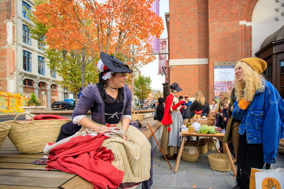 Occupied Philadelphia at the museum.