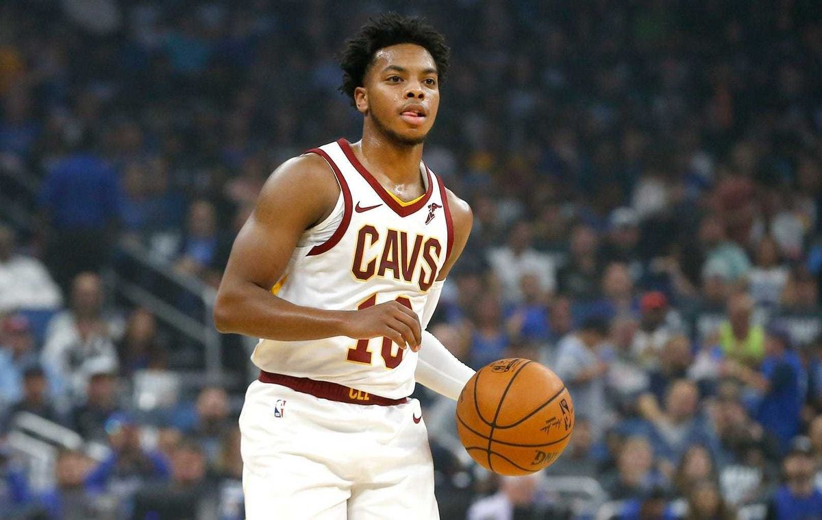 Oct 23, 2019; Orlando, FL, USA; Cleveland Cavaliers guard Darius Garland (10) brings the ball down court against the Orlando Magic during the first quarter at Amway Center. Mandatory Credit: Reinhold Matay-USA TODAY Sports
