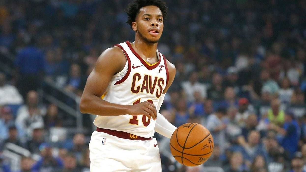 Oct 23, 2019; Orlando, FL, USA; Cleveland Cavaliers guard Darius Garland (10) brings the ball down court against the Orlando Magic during the first quarter at Amway Center. Mandatory Credit: Reinhold Matay-USA TODAY Sports