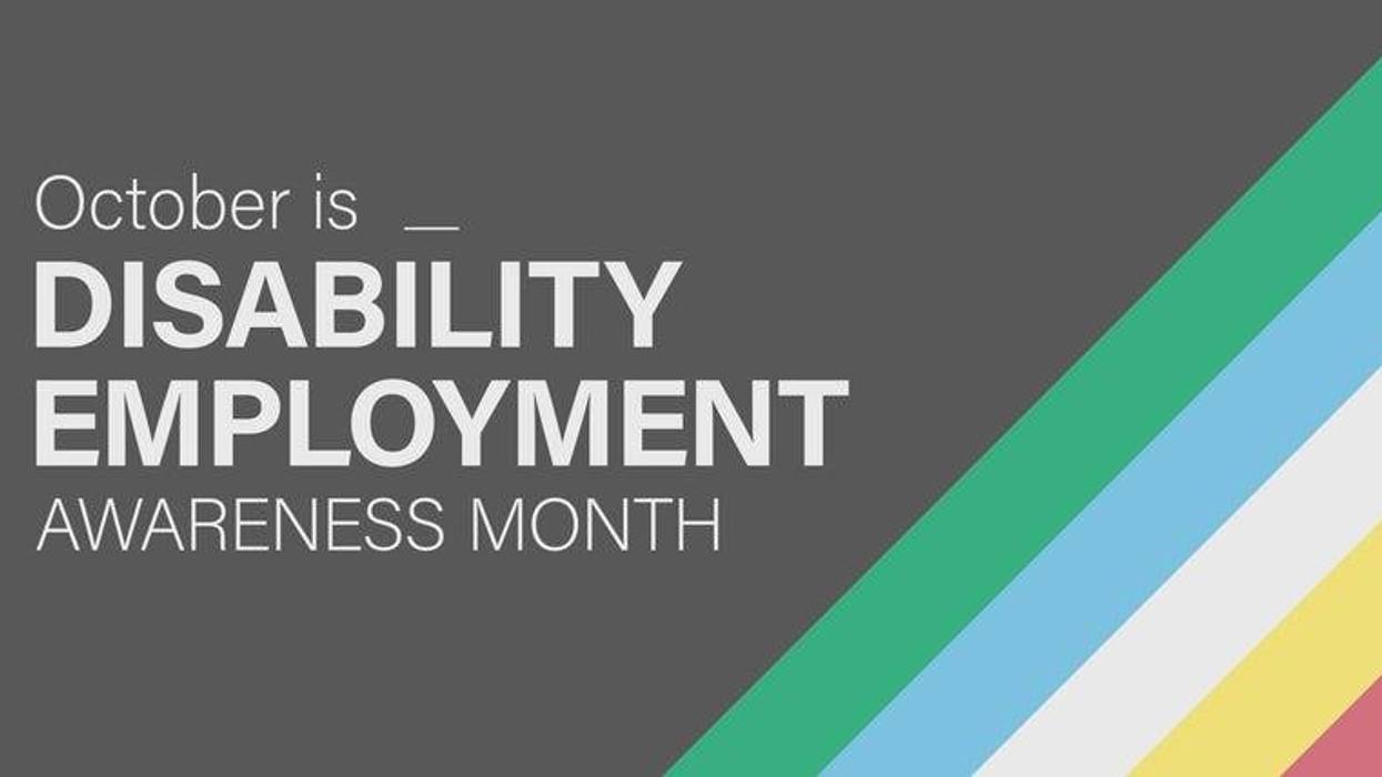 October is National Disability Employment Awareness Month banner