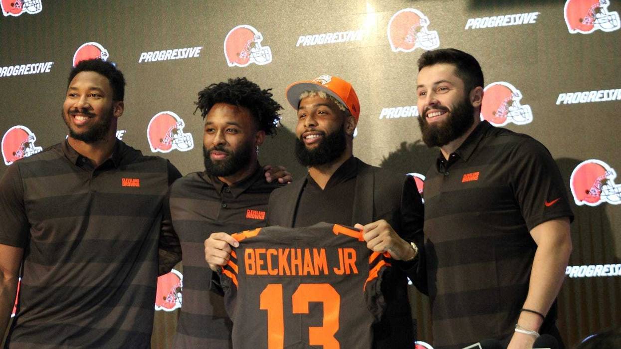 Odell Beckham Jr Myles Garrett Jarvis Landry Baker Mayfield