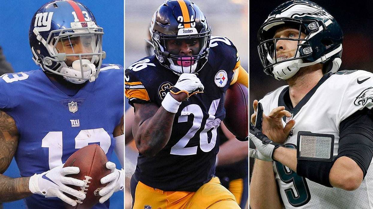 Odell Beckham, Le'Veon Bell, Nick Foles