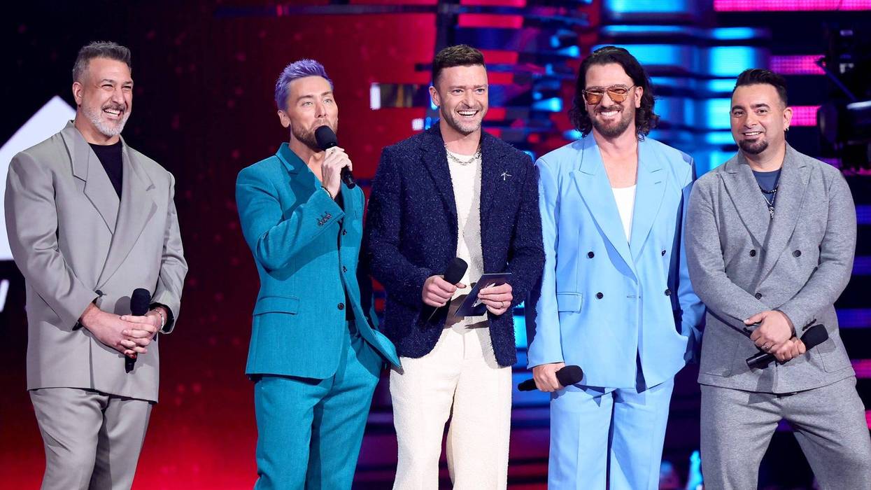 oey Fatone, Lance Bass, Justin Timberlake, JC Chasez, and Chris Kirkpatrick of *NSYNC