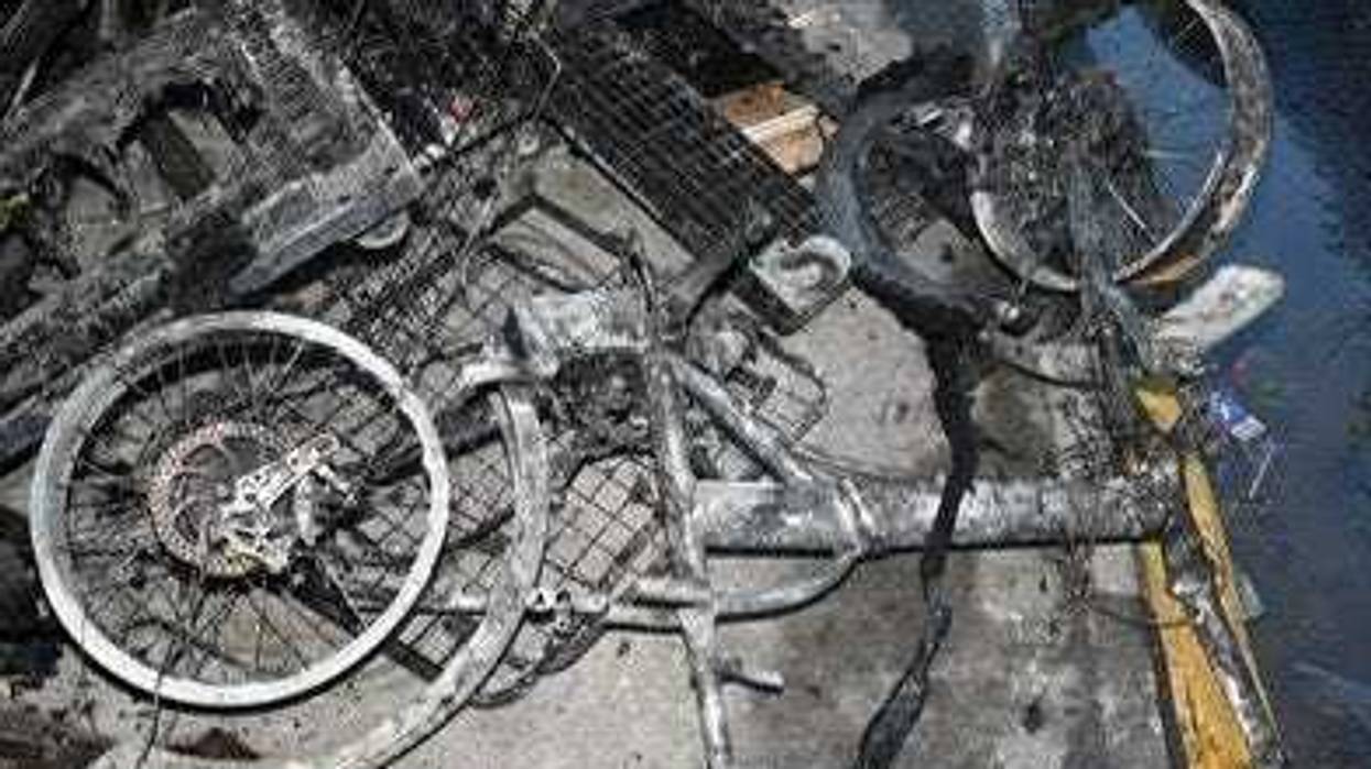 Off-duty firefighter Joe Pendergast recused a man from a lithium ion battery fire in Brooklyn on Friday morning.
