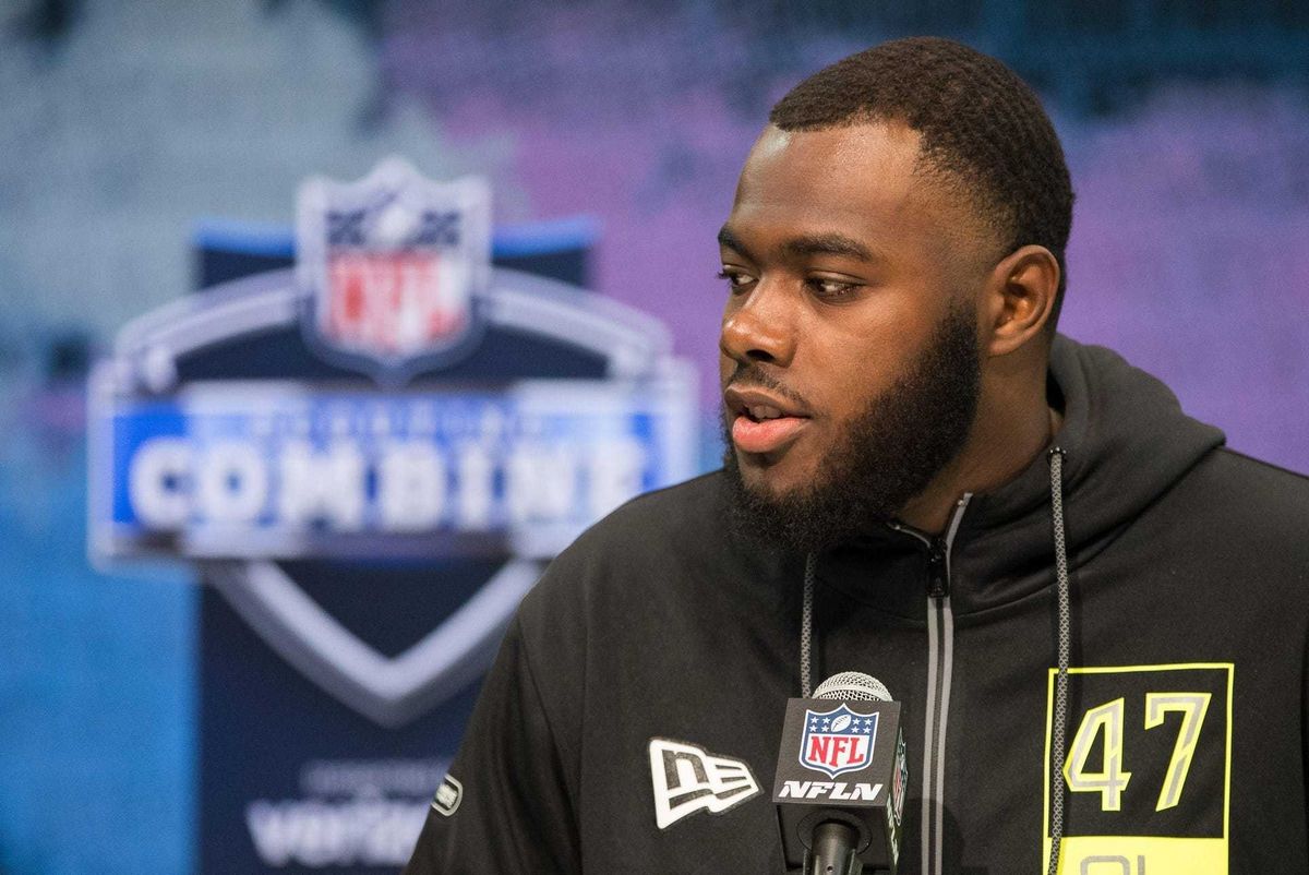 Offensive tackle Andrew Thomas