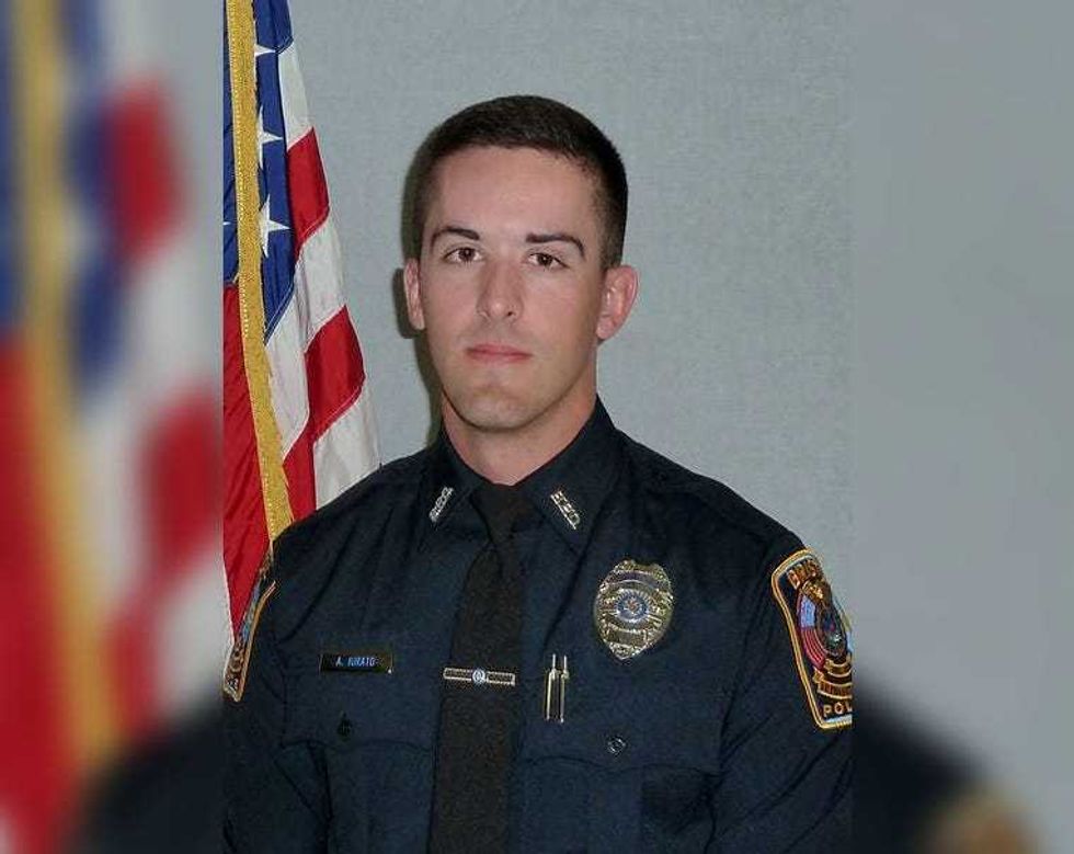 Officer Alec Iurato underwent surgery for a serious gunshot wound and is recovering