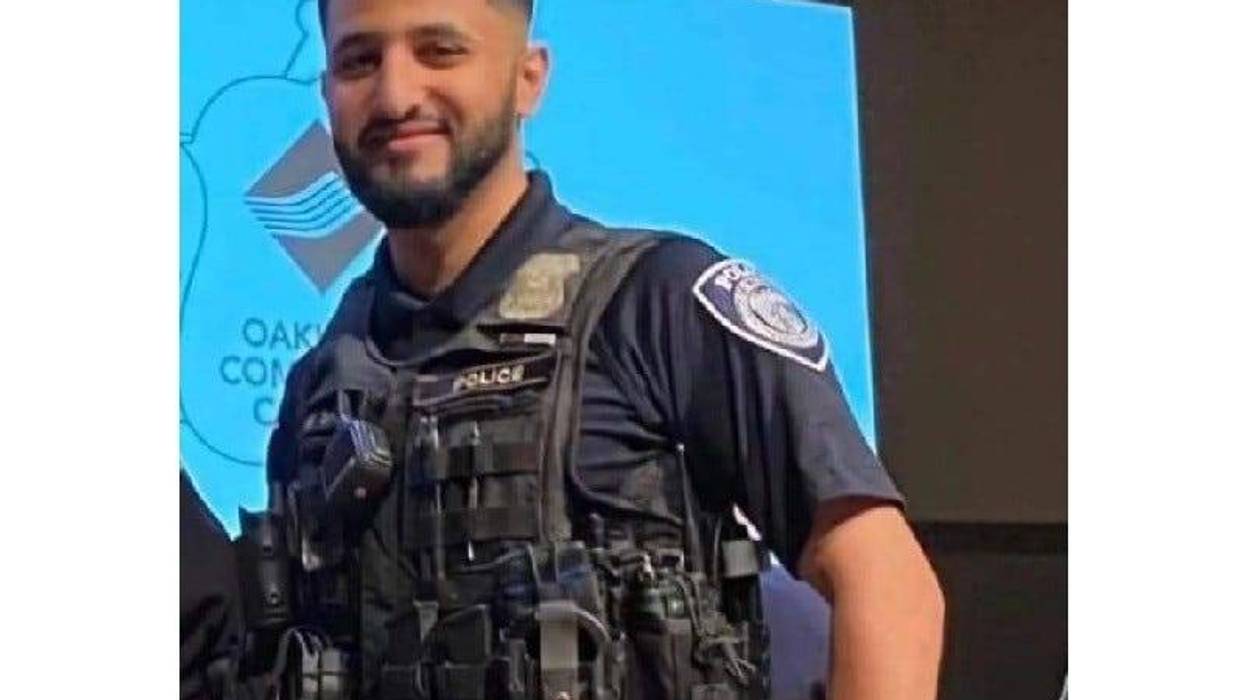Officer Mohamed Said in uniform