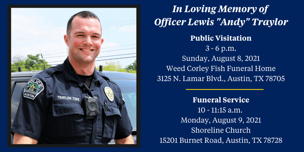 Officer Traylor funeral