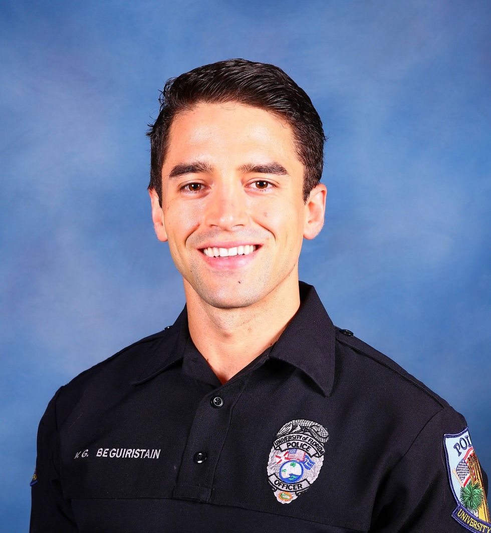 Officer Victor Beguiristain with University of Florida Police Department