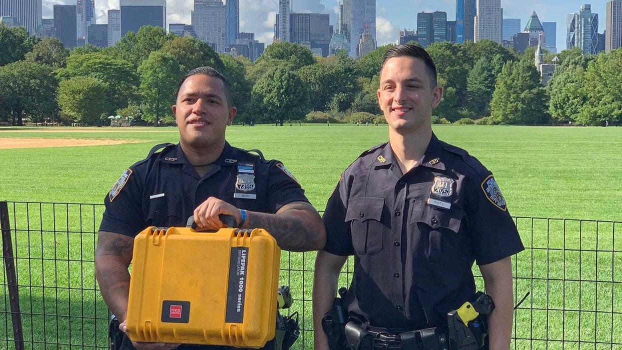 Officers Benjamin Beiro and Nicholas Noto
