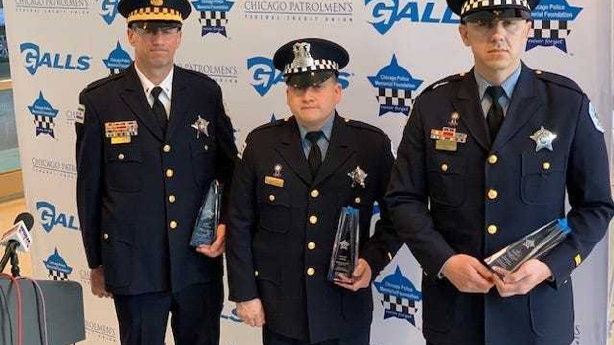 Officers Bernardo Quijano, Jacob Alderden and Elvis Turcinovic